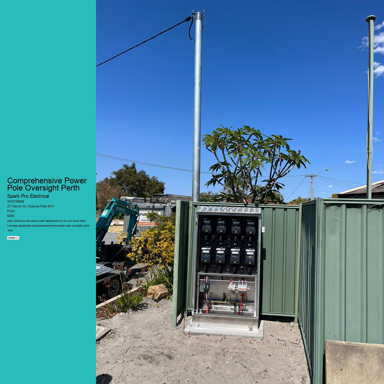 Custom Power Pole Engineering in Perth