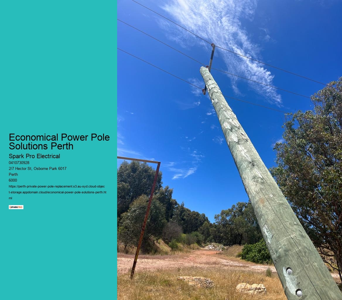 Economical Power Pole Solutions Perth