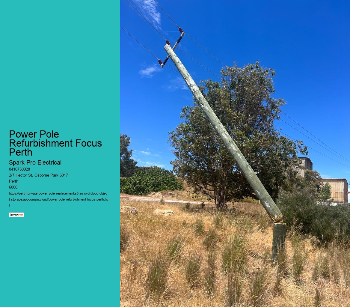 Power Pole Refurbishment Focus Perth