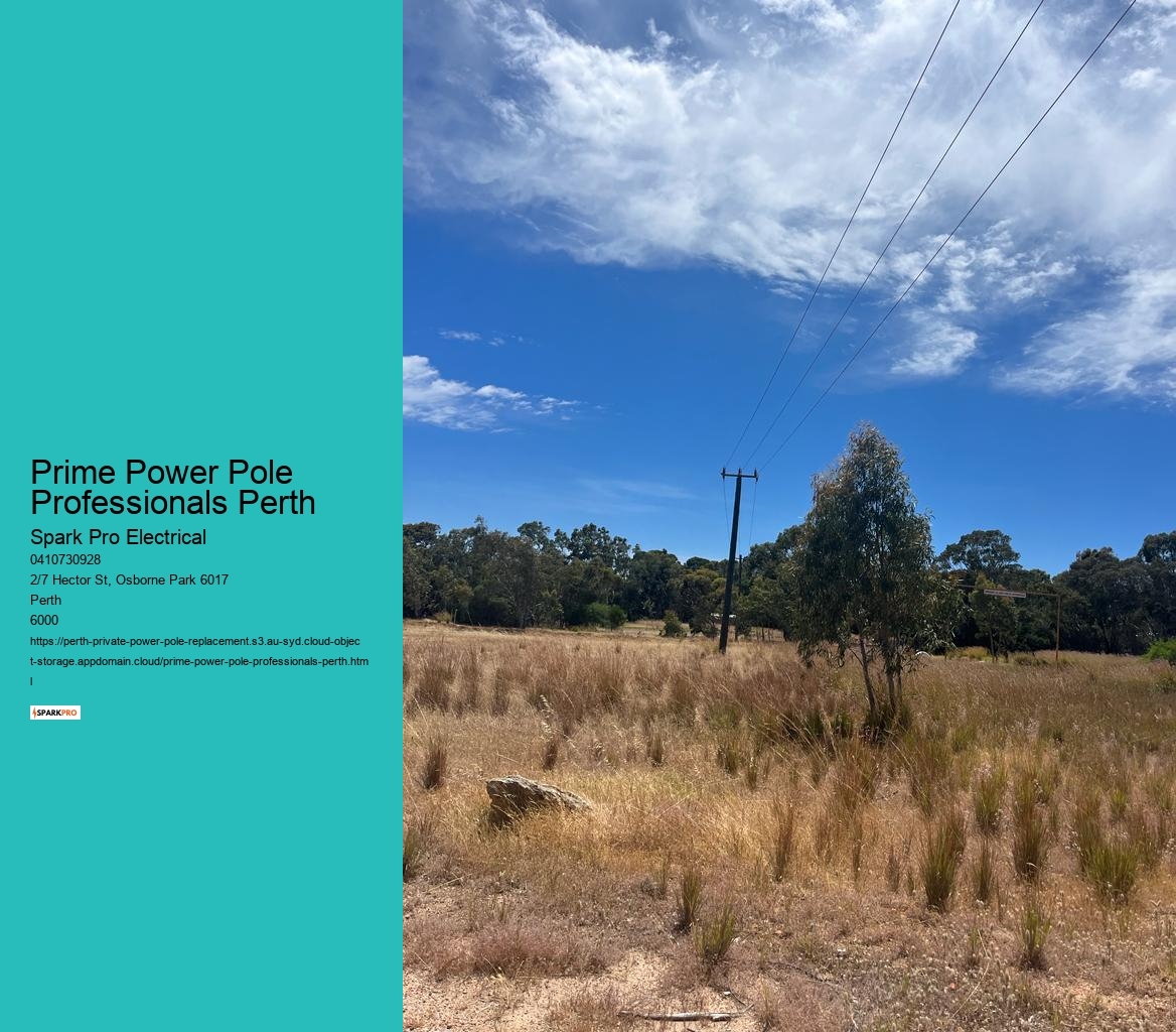 Trusted Power Pole Installation Experts in Perth
