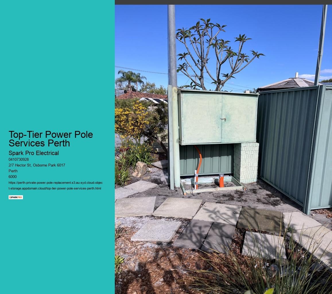 Comprehensive Power Pole Installations in Perth